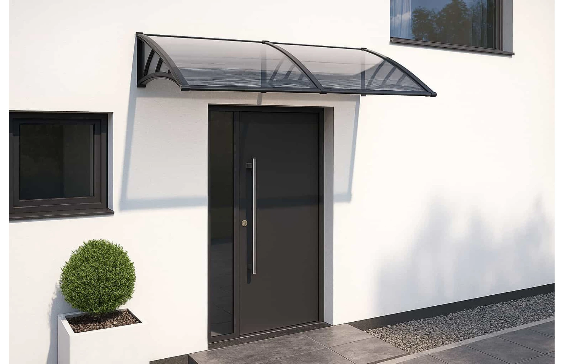 Copertină metalică cu plastic rigid, 1050x2400mm