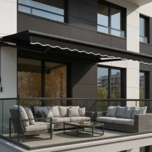 Copertină retractabilă - 300x250 cm Gri Antracit