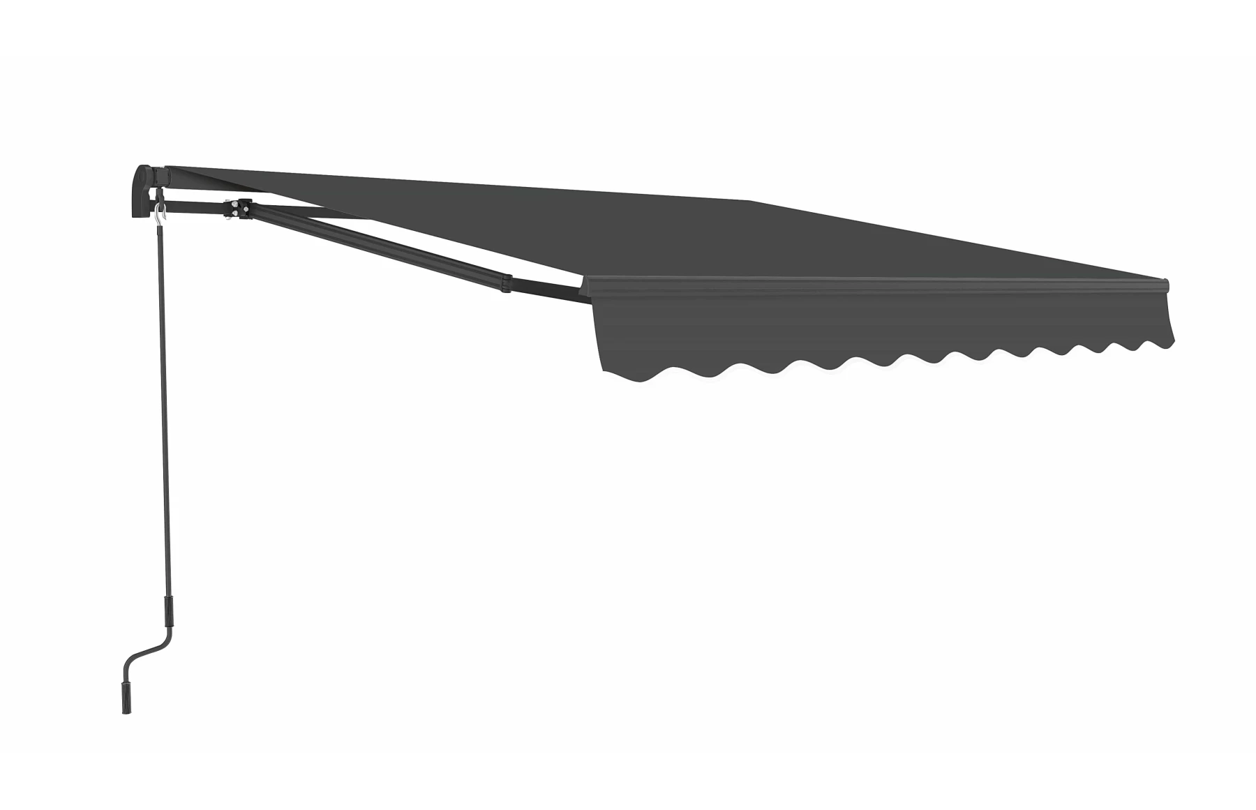 Copertină retractabilă - 300x250 cm Gri Antracit - imagine 5